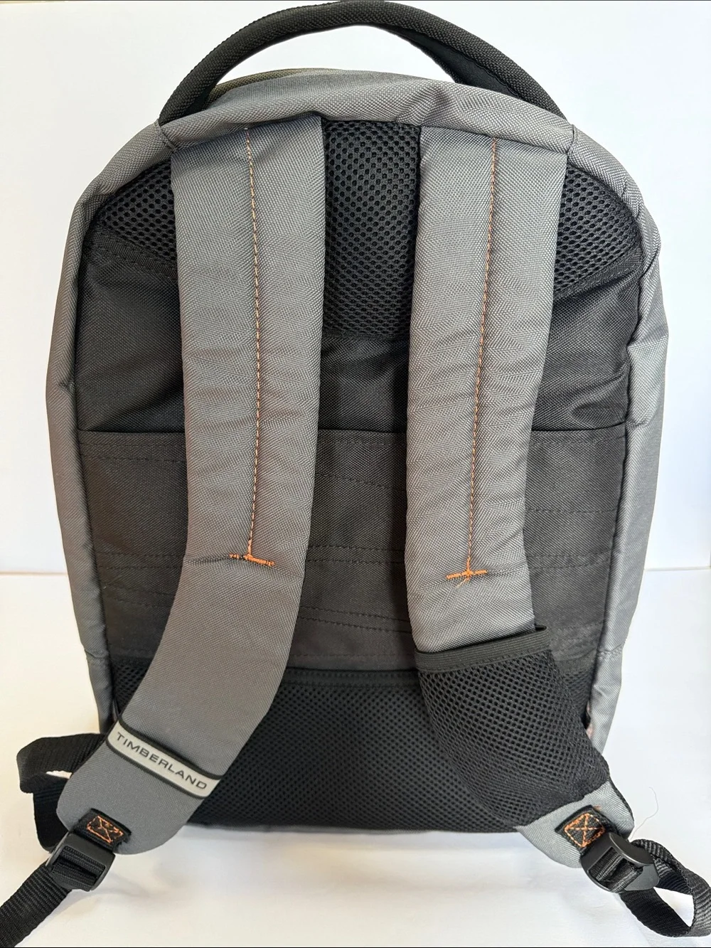 Timberland Backpack/ Laptop Bag Olive and Gray with Orange Accents